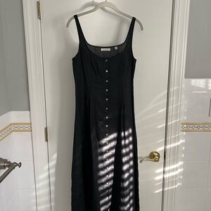 DOEN Black Button-Down Dress